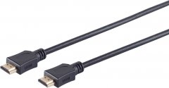 Ultra HDMI Kabel, 8K, Eco, schwarz, 1,5m - AWG 30, PVC, HDMI-A Stecker auf HDMI-A Stecker, 4:4