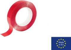 Montage Klebeband doppelseitig 2,0 mm Acrylschaum transparent 19mm Breite 5 m - doppelseitig