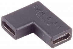 USB-C Verbinder Buchse auf Buchse 3.1 Gen 2 90� links/rechts SuperSpeed 10Gbps PVC - USB-C 3.1 Gen