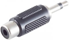 Adapter Klinkenstecker Mono 3,5 mm auf Cinchkupplung Audio - Audioadapter Klinke 3,5mm auf Cinch