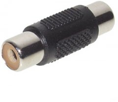 Adapter Cinchkupplung auf Cinchkupplung Audio - Audioadapter Cinch Kupplung, RCA Buchse auf Buchse