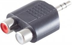 Adapter Klinkenstecker Stereo 3,5 mm auf 2� Cinchkupplung Audio - Audioadapter Stereo-Klinke 3,5mm