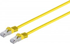 Cat.7 Patchkabel, PIMF/S-FTP, gelb, 20 m, RJ-45, 10-Gbit/s-Netzwerk - 600MHz, 10-Gbit/s, S/FTP PIMF,