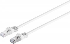 Cat.7 Patchkabel, PIMF/S-FTP, wei�, 3 m, RJ-45, 10-Gbit/s-Netzwerk - 600MHz, 10-Gbit/s, S/FTP PIMF,