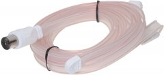 T-Verteiler, 2 x Stecker und 1x Kupplung - Koaxial T-Verteiler, 2x Stecker und 1x Kupplung, SAT DVB-