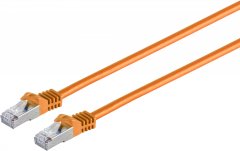 Cat.7 Patchkabel, PIMF/S-FTP, orange, 7,5 m, RJ-45, 10-Gbit/s-Netzwerk - 600MHz, 10-Gbit/s, S/FTP PI