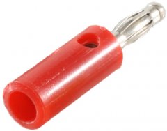 Bananenstecker l�tbar Kunststoff rot 4mm Labor - 4mm Sicherheitsbananenstecker, Labor HiFi