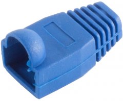 Knickschutzt�lle f�r RJ45-Stecker, blau, Kabelknickschutz, Zugentlastung - Knickschutz f�r