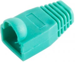 Knickschutzt�lle f�r RJ45-Stecker, gr�n, Kabelknickschutz, Zugentlastung - Knickschutz f�r