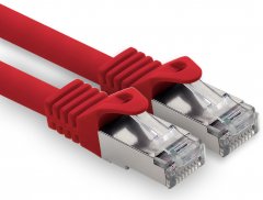 1CONN CAT.7 LAN Kabel 7,5m Netzwerkkabel S-FTP LSZH PiMF 10GB/s RJ45 Cat6a Stecker rot 1 x
