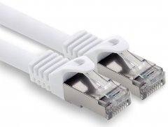 1CONN CAT.7 LAN Kabel 3,0m Netzwerkkabel S-FTP LSZH PiMF 10GB/s RJ45 Cat6a Stecker weiss 1 x