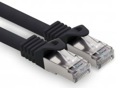 1CONN CAT.7 LAN Kabel 1,5m Netzwerkkabel S-FTP LSZH PiMF 10GB/s RJ45 Cat6a Stecker schwarz 1 x