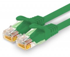 1CONN Cat.7 Lan- Netzwerk- Patch- Kabel 15m RJ45 CAT6a Stecker 10Gb/s 1x gr�n