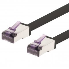 1aTTack CAT6a Superflex LAN-Kabel Ethernet Patchkabel SFTP PIMF 10Gbit/s 1x 5m schwarz
