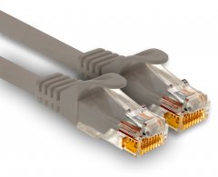 1aTTack LAN-Kabel 10m Cat7 UTP Patch-Ethernetkabel 10 Gb/s RJ45 Stecker CAT6a 1x grau