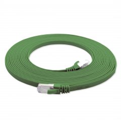 1aTTack LAN Flachkabel 7,5m CAT7 U/FTP 10Gbit/s RJ45 CAT6a Stecker Patchkabel gr�n