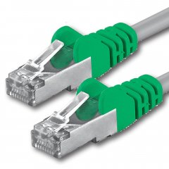1aTTack LAN Kabel 5m CAT5e FTP Netzwerk Patchkabel Crossover