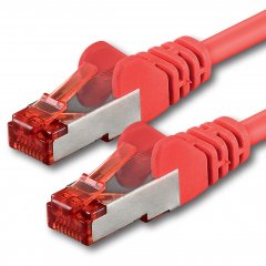 1aTTack LAN Kabel 5m 1x CAT6 S-FTP RJ45 Netzwerkkabel Patchkabel rot