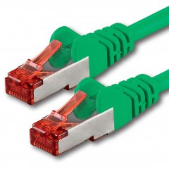 1aTTack LAN Kabel 50m 1x CAT6 S-FTP RJ45 Netzwerkkabel Patchkabel gr�n
