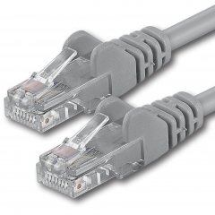 1aTTack LAN Kabel 10m CAT5e UTP Netzwerk Patchkabel RJ45 grau