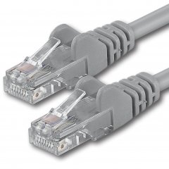1aTTack LAN Kabel 30m CAT5e UTP Netzwerk Patchkabel RJ45 grau