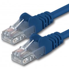 1aTTack CAT6 LAN Kabel 5m 1x  RJ45 UTP Netzwerkkabel Ethernetkabel Blau