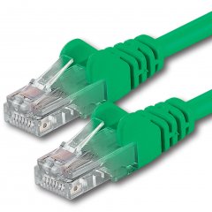 1aTTack CAT6 LAN Kabel 15m 1x  RJ45 UTP Netzwerkkabel Ethernetkabel Gr�n