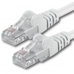 1aTTack LAN Kabel 15m CAT5e UTP Netzwerk Patchkabel RJ45 wei�