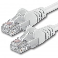 1aTTack LAN Kabel 50m CAT5e UTP Netzwerk Patchkabel RJ45 wei�