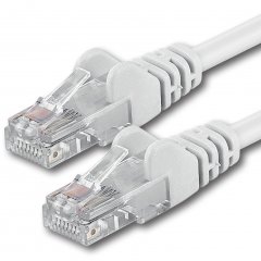 1aTTack CAT6 LAN Kabel 0.5m 1x  RJ45 UTP Netzwerkkabel Ethernetkabel Wei�