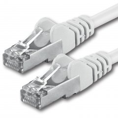1aTTack LAN Kabel 15m CAT5e SFTP Netzwerk Patchkabel RJ45 wei�