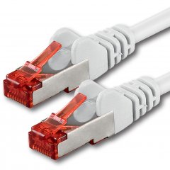 1aTTack LAN Kabel 3m 1x CAT6 S-FTP RJ45 Netzwerkkabel Patchkabel wei�