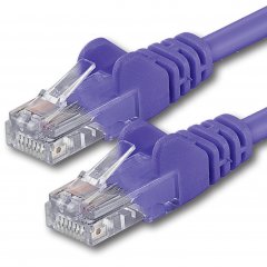 1aTTack LAN Kabel 30m CAT5e UTP Netzwerk Patchkabel RJ45 violett