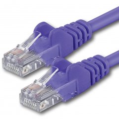 1aTTack CAT6 LAN Kabel 20m 1x  RJ45 UTP Netzwerkkabel Ethernetkabel Violet