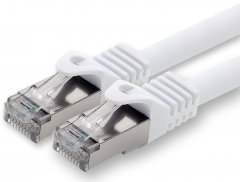 1aTTack Lan Kabel 15m Cat7 LSZH PIMF SFTP Patch-Ethernetkabel RJ45 Cat6a Stecker 1x Wei�