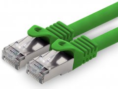 1aTTack Lan Kabel 30m Cat7 LSZH PIMF SFTP Patch-Ethernetkabel RJ45 Cat6a Stecker 1x Gr�n