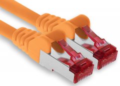 1aTTack LAN Kabel 20m 1x CAT6 S-FTP PIMF RJ45 Netzwerkkabel Patchkabel orange