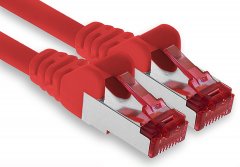 1aTTack LAN Kabel 20m 1x CAT6 S-FTP PIMF RJ45 Netzwerkkabel Patchkabel rot