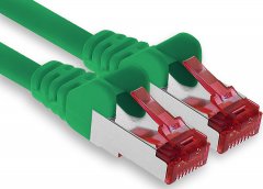 1aTTack LAN Kabel 3m 1x CAT6 S-FTP PIMF RJ45 Netzwerkkabel Patchkabel gr�n