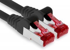1aTTack LAN Kabel 2m 1x CAT6 S-FTP PIMF RJ45 Netzwerkkabel Patchkabel schwarz
