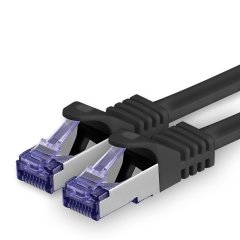 1aTTack Lan Kabel 7.5m Cat7 S/FTP PiMF Patch-Ethernetkabel RJ45 CAT6a Stecker 1x schwarz