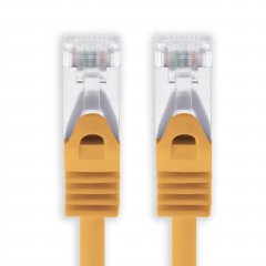 1aTTack CAT 7 S-FTP 2m Netzwerkkabel Patchkabel 10 Gbit/s 500 MHz Cat6a Stecker orange 1x