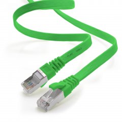 1aTTack LAN Flachkabel 0,25m CAT7 U/FTP 10Gbit/s Netzwerk- Patchkabel RJ45 Cat6a Stecker gr�n