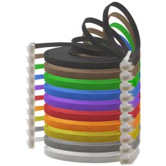 1aTTack LAN Kabel 1m 10x CAT6 Flach RJ45 Netzwerkkabel Patchkabel 10 Farben