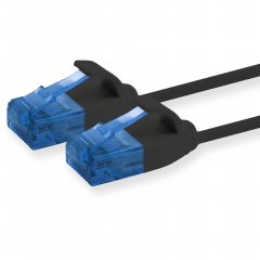 1aTTack CAT6 UTP Slim LAN-Kabel 3m Ethernet Patchkabel RJ45 1000 1 Gb/s 1 St�ck Schwarz