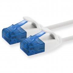 1aTTack CAT6 UTP Slim LAN-Kabel 0,3m Ethernet Patchkabel RJ45 1000 1 Gb/s 1 St�ck Wei�