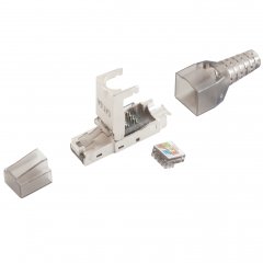 1aTTack 10x Cat6A Stecker RJ45 werkzeuglos geschirmt toolless
