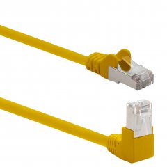 1aTTack 1x LAN Kabel 0,5m CAT6 S-FTP RJ45 Netzwerkkabel Patchkabel 90�-gerade gelb