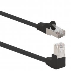 1aTTack 1x LAN Kabel CAT6 S-FTP RJ45 Netzwerkkabel Patchkabel 15m 90�-gerade schwarz