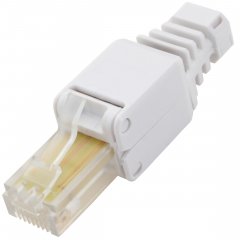 1aTTack 1x Cat5e Stecker RJ45 werkzeuglos ungeschirmt
